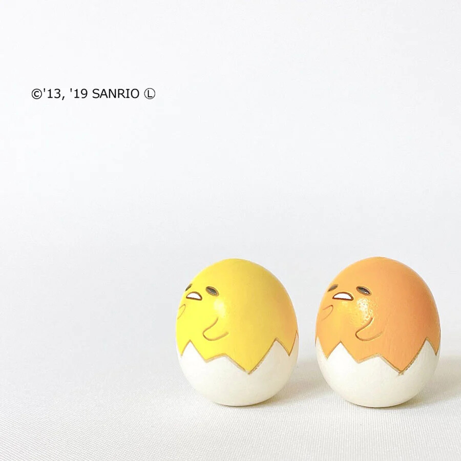 Sanrio Characters - Gudetama - Daruma - Yellow (Usaburo Kokeshi) photo 5