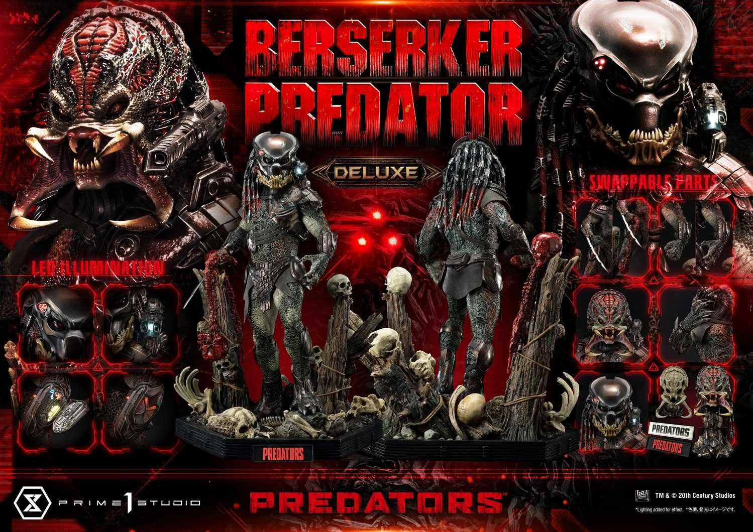 Predators - Berserker Predator - Museum Masterline Series  (MMPR-03DX) - 1/3 - DX Version (Prime 1 Studio) photo 34