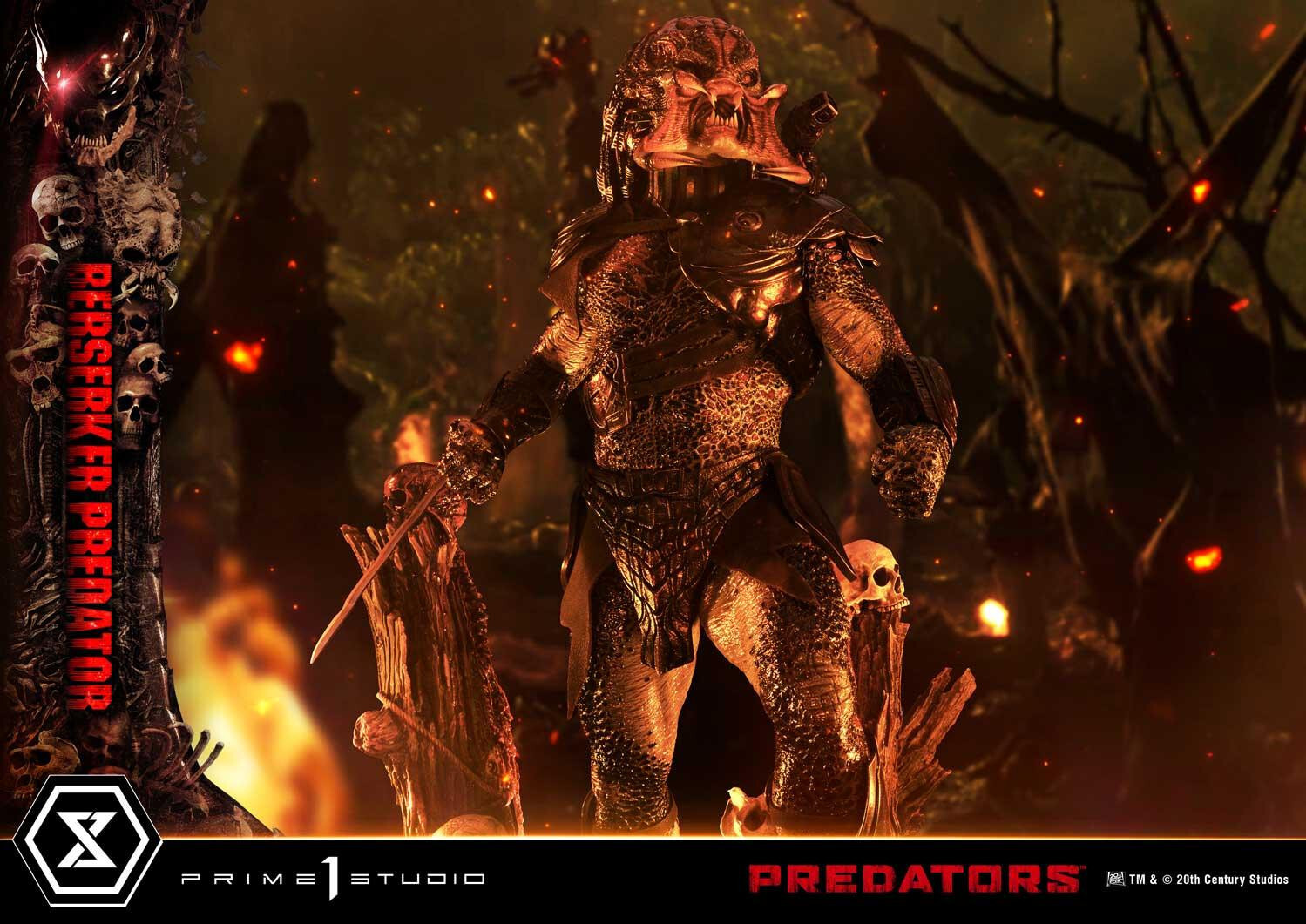Predators - Berserker Predator - Museum Masterline Series (MMPR-03DXS) - 1/3 - DX Bonus Version (Prime 1 Studio) photo 17