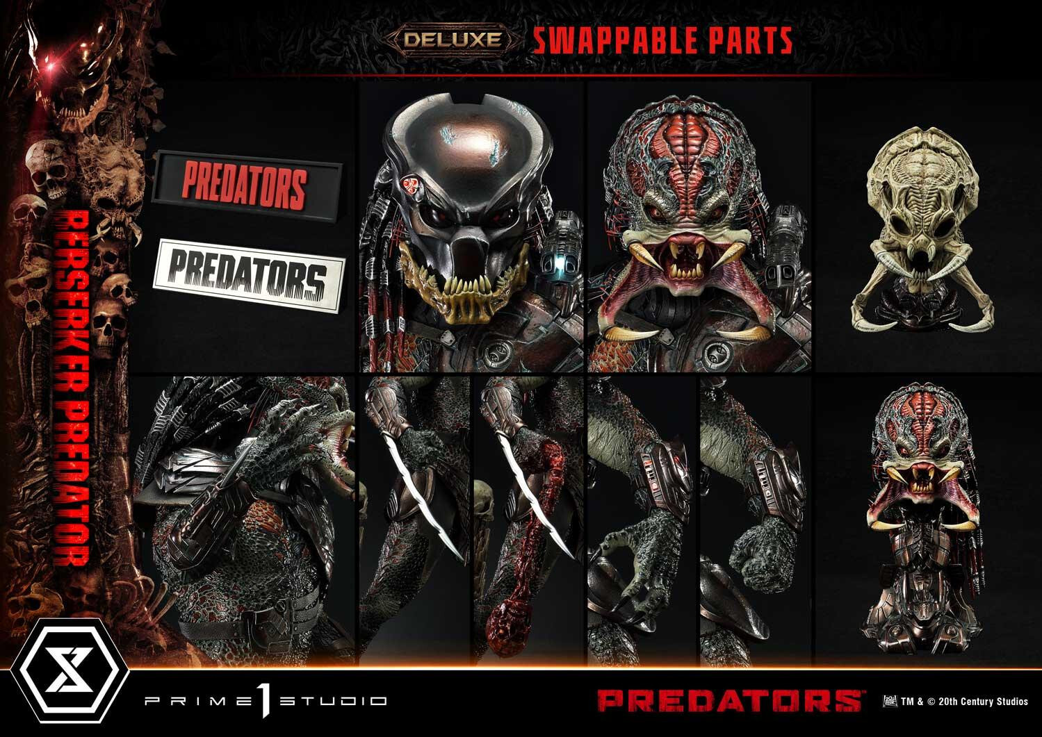 Predators - Berserker Predator - Museum Masterline Series (MMPR-03DXS) - 1/3 - DX Bonus Version (Prime 1 Studio) photo 31