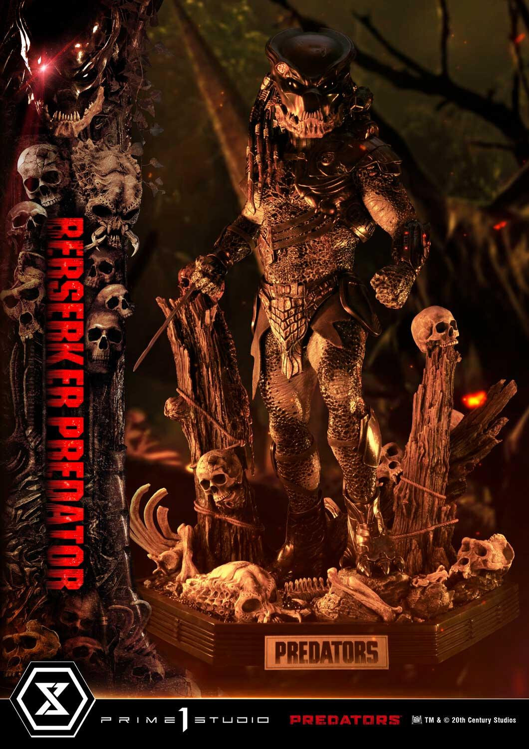 Predators - Berserker Predator - Museum Masterline Series (MMPR-03DXS) - 1/3 - DX Bonus Version (Prime 1 Studio) photo 63