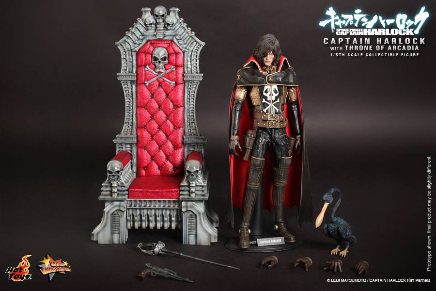 Space Pirate Captain Harlock - Captain Harlock - Torisan - Movie Masterpiece (MMS223) - 1/6 - Throne of Arcadia (Hot Toys)