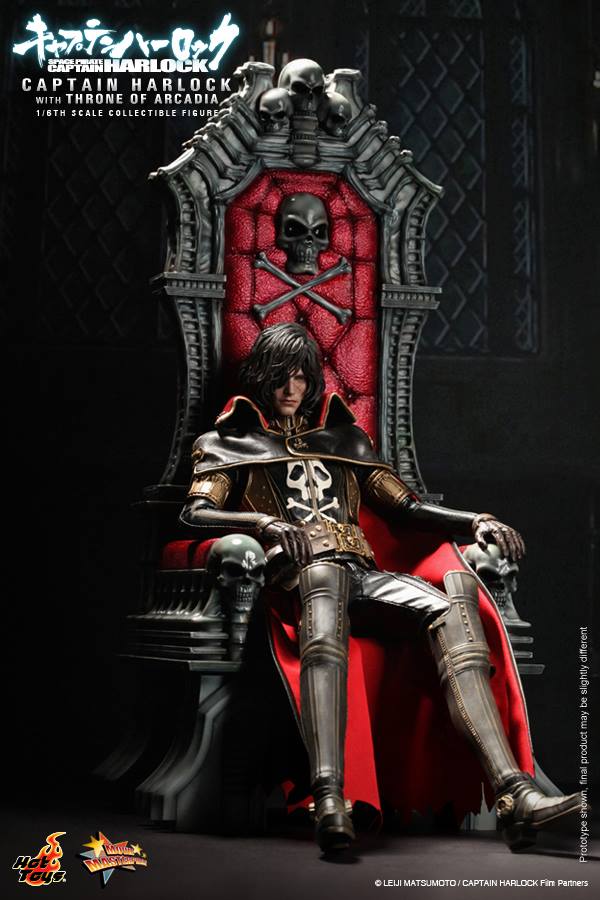 Space Pirate Captain Harlock - Captain Harlock - Torisan - Movie Masterpiece (MMS223) - 1/6 - Throne of Arcadia (Hot Toys)