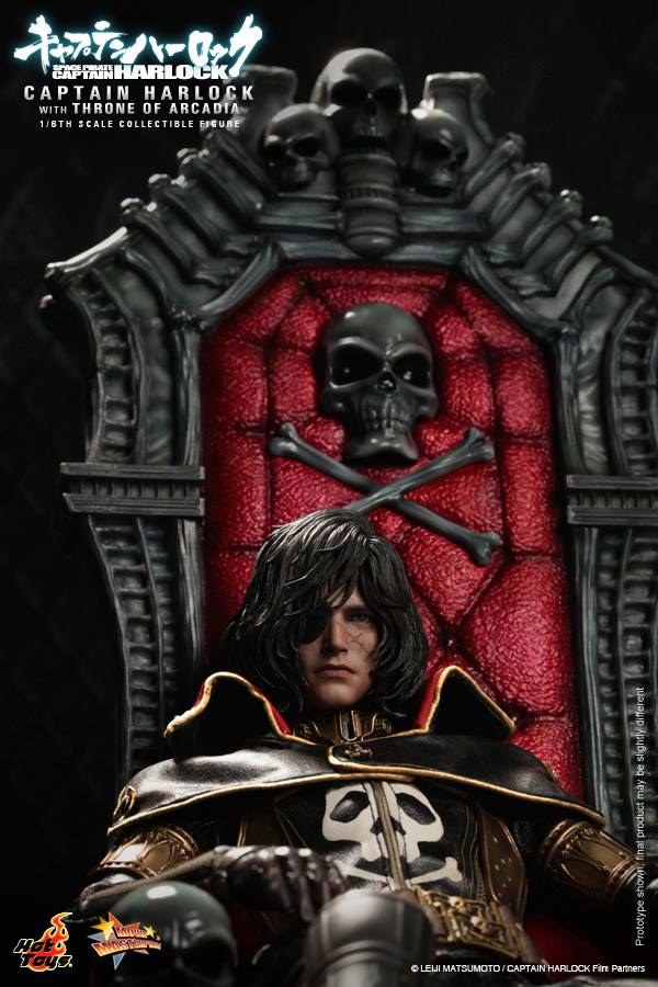 Space Pirate Captain Harlock - Captain Harlock - Torisan - Movie Masterpiece (MMS223) - 1/6 - Throne of Arcadia (Hot Toys)
