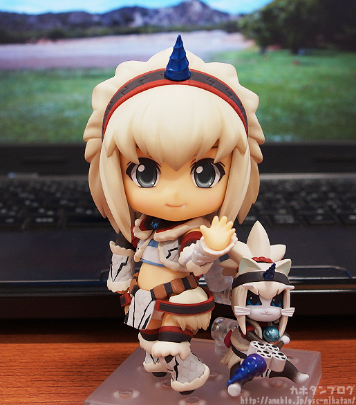 Monster Hunter 4 - Hunter - Otomo Airou - Nendoroid  (#377) - Female - Kirin Edition (Good Smile Company) photo 8