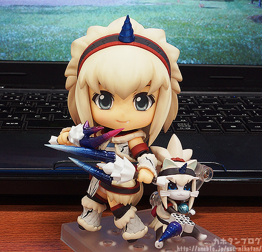 Monster Hunter 4 - Hunter - Otomo Airou - Nendoroid  (#377) - Female - Kirin Edition (Good Smile Company) photo 14