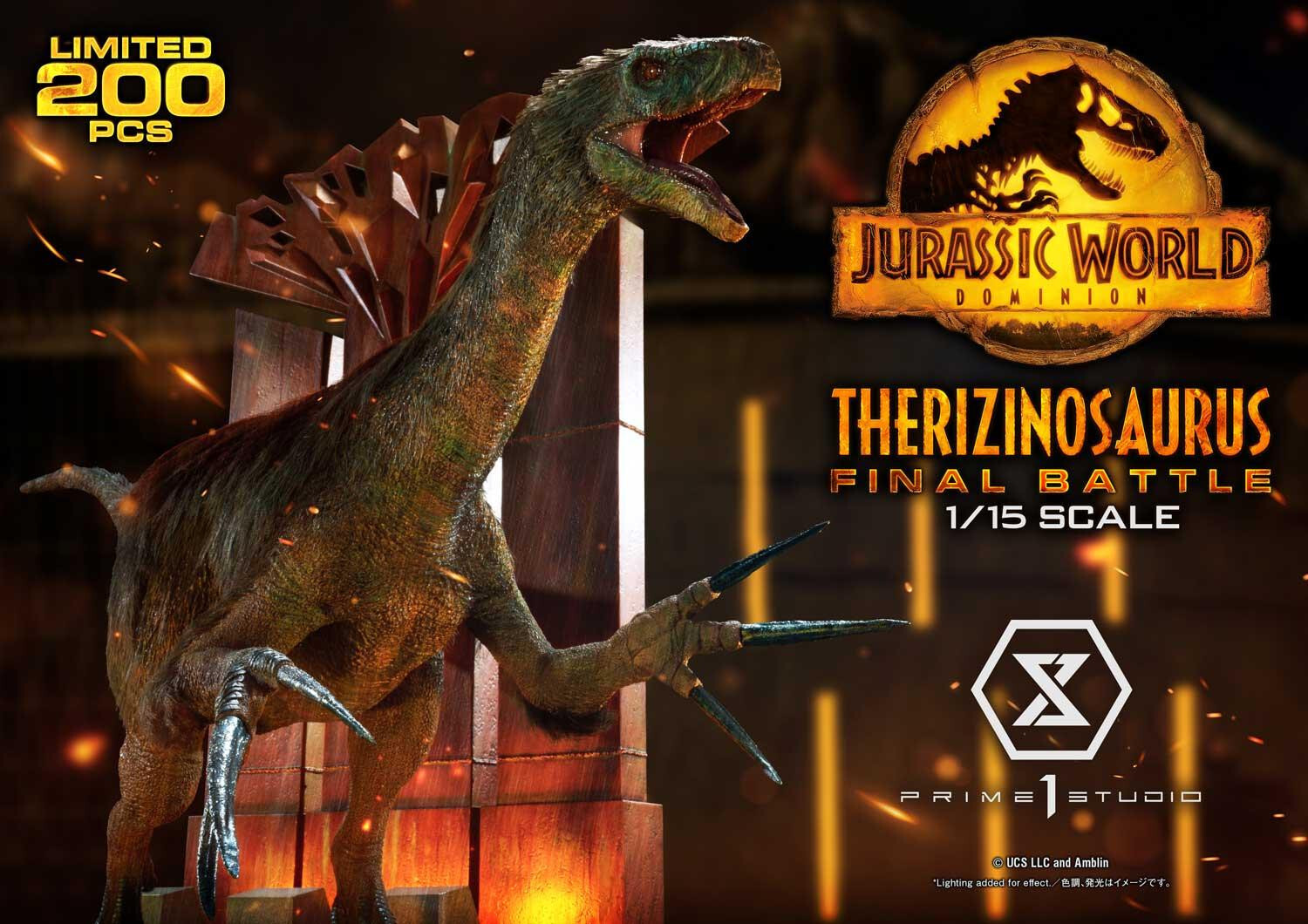 Jurassic World: Dominion - Therizinosaurus - Legacy Museum Collection  (LMCJW3-02S) - 1/15 - Final Battle, Bonus Version (Prime 1 Studio) photo 52