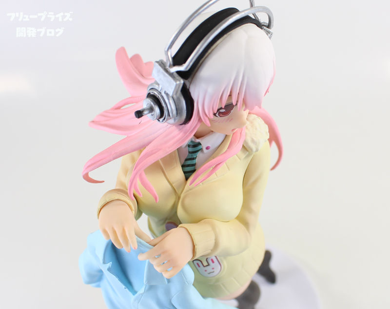SoniComi (Super Sonico) - Sonico - Seikatsu Micchaku Shuzai Special Figure - Clothes Changing Time ver. (FuRyu)