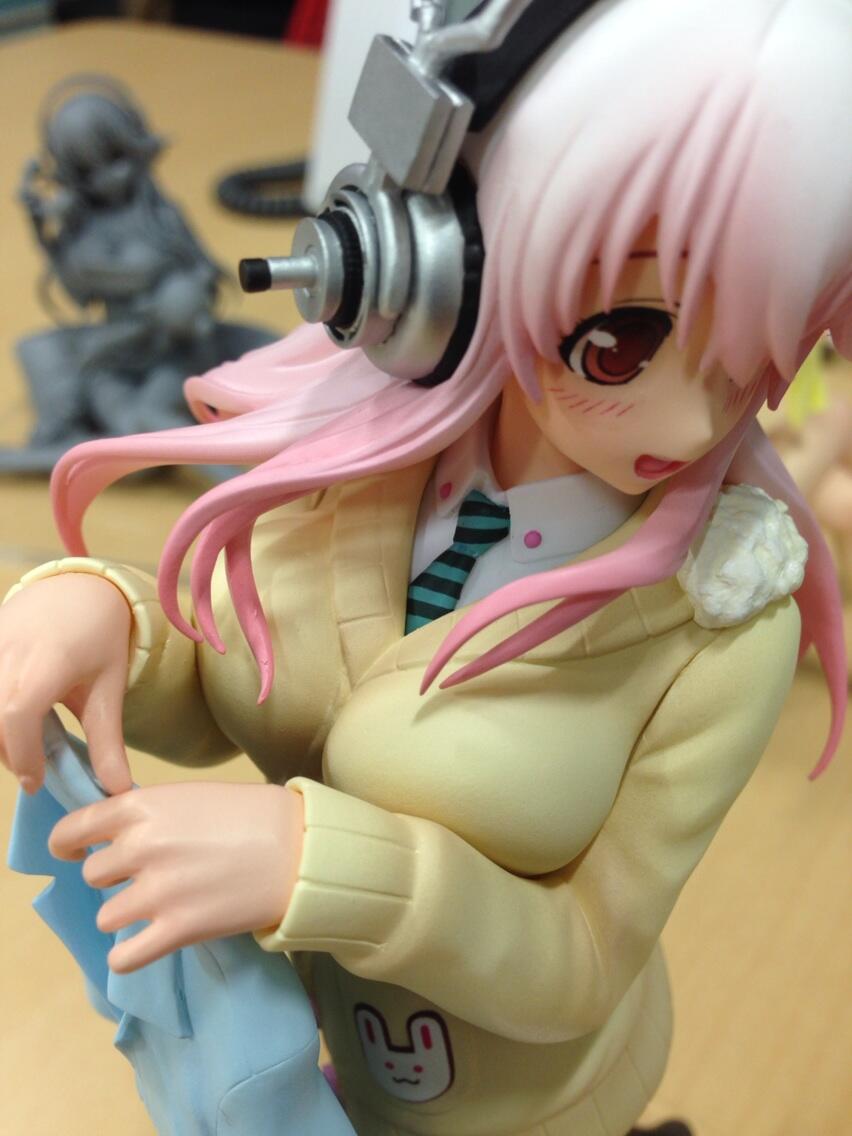 SoniComi (Super Sonico) - Sonico - Seikatsu Micchaku Shuzai Special Figure - Clothes Changing Time ver. (FuRyu)
