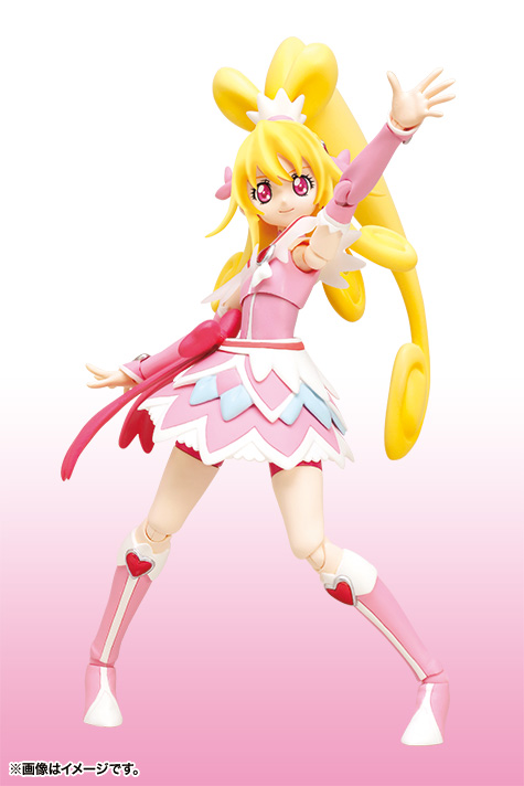 Doki Doki! Precure - Cure Heart - Sharuru - S.H.Figuarts (Bandai)