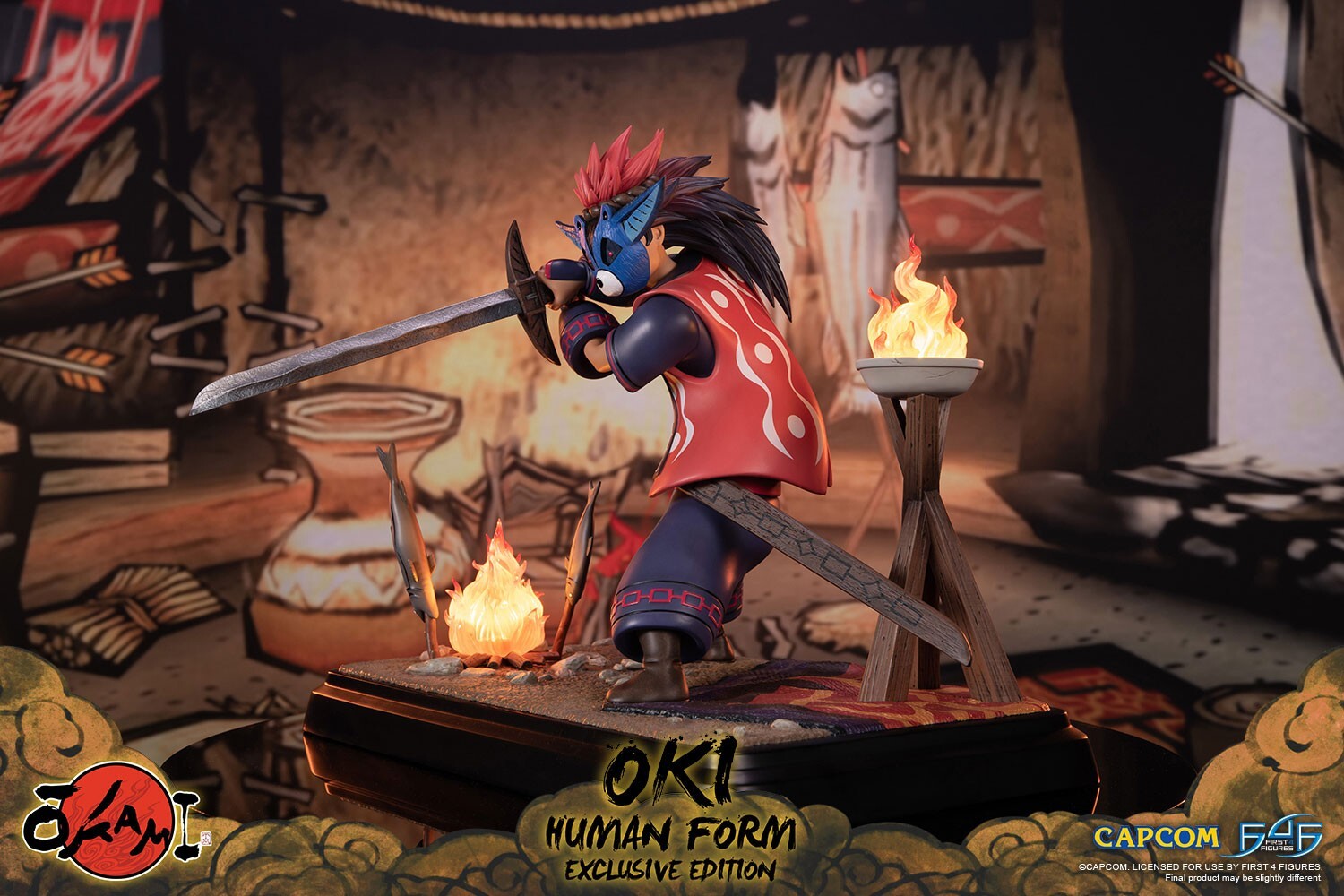 Ookami - Okikurumi - Human Form, Exclusive Edition (First 4 Figures) photo 2