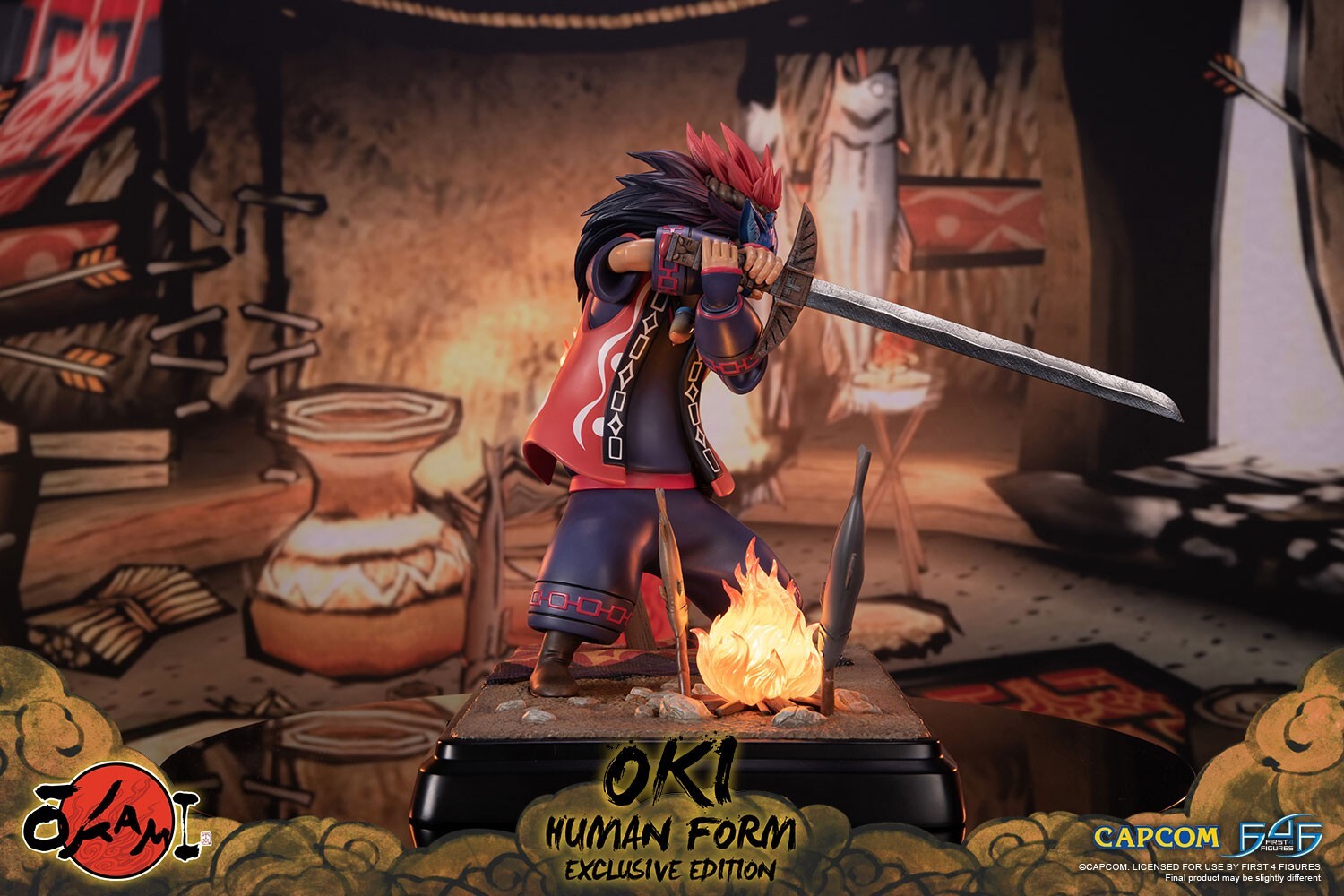 Ookami - Okikurumi - Human Form, Exclusive Edition (First 4 Figures) photo 4