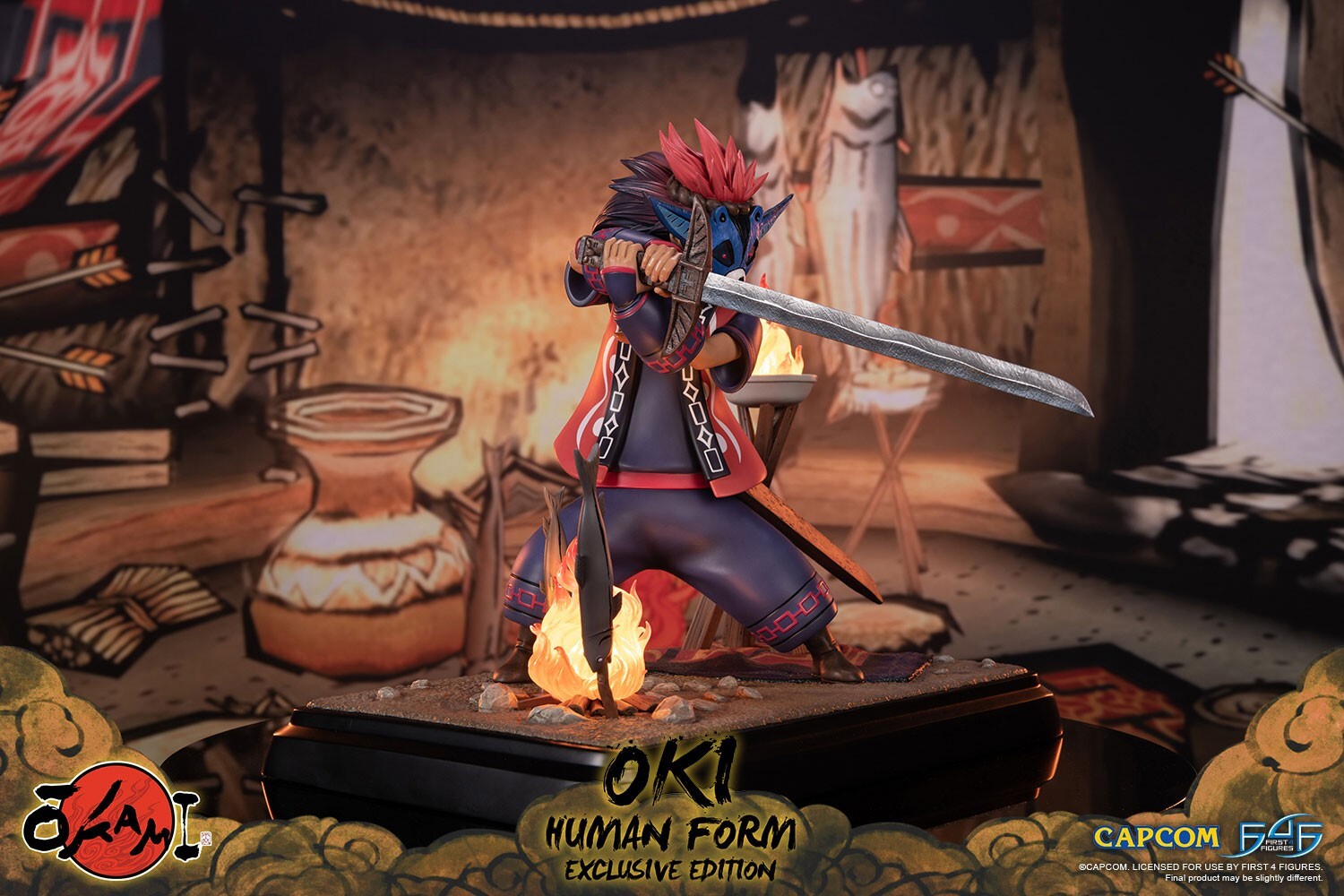 Ookami - Okikurumi - Human Form, Exclusive Edition (First 4 Figures) photo 5