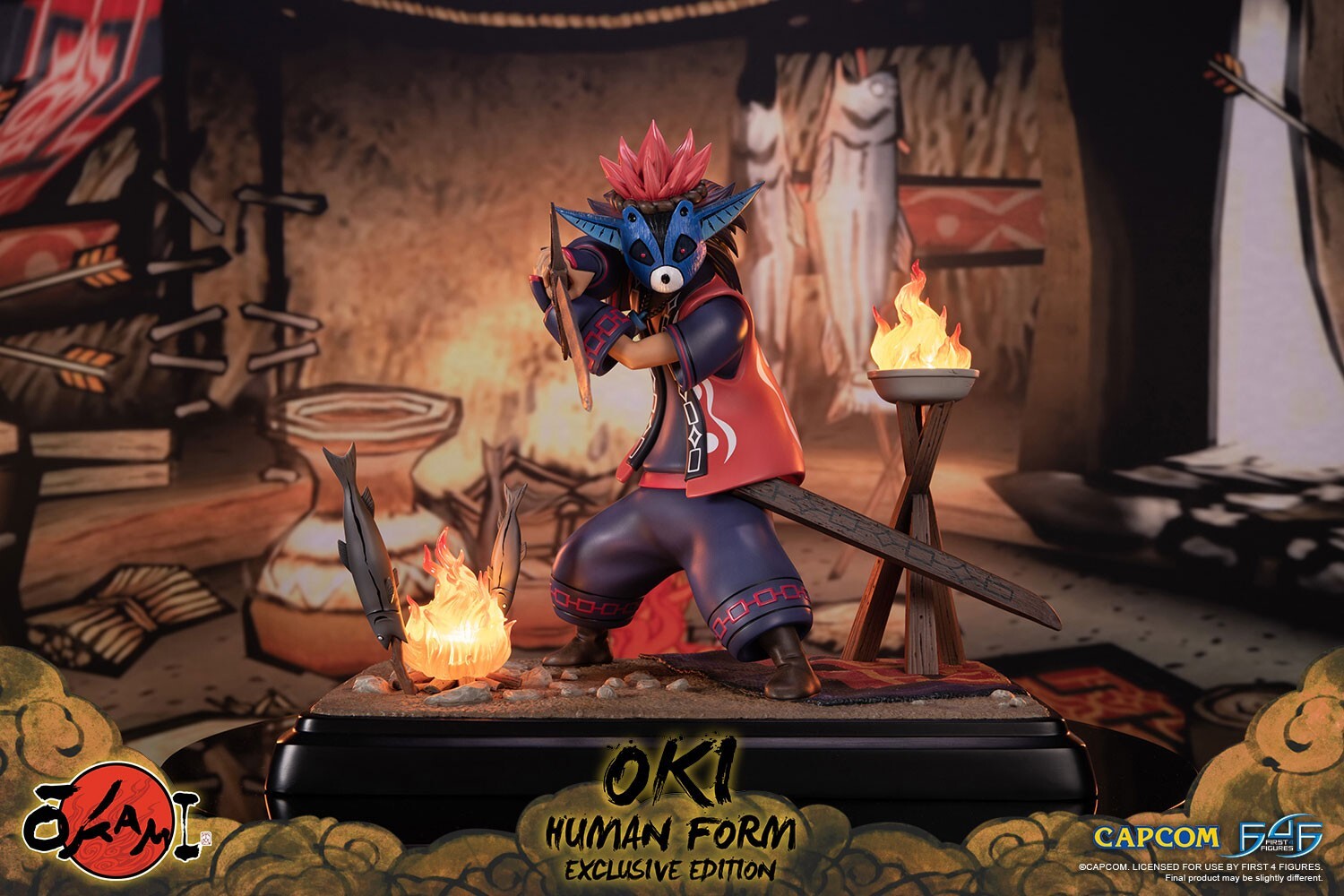 Ookami - Okikurumi - Human Form, Exclusive Edition (First 4 Figures) photo 6