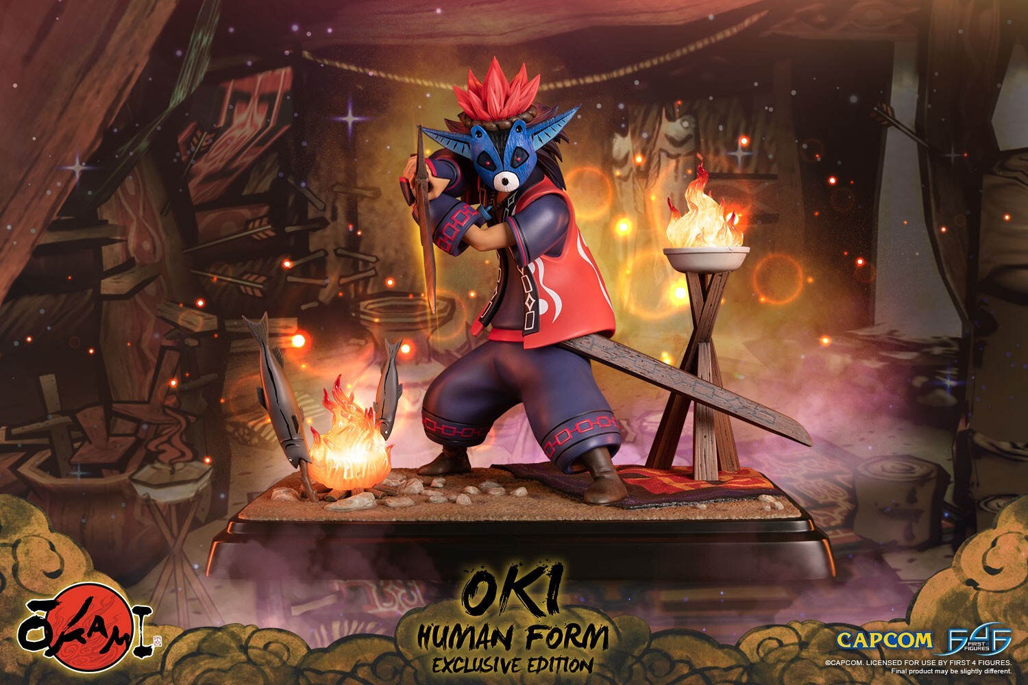 Ookami - Okikurumi - Human Form, Exclusive Edition (First 4 Figures) photo 13
