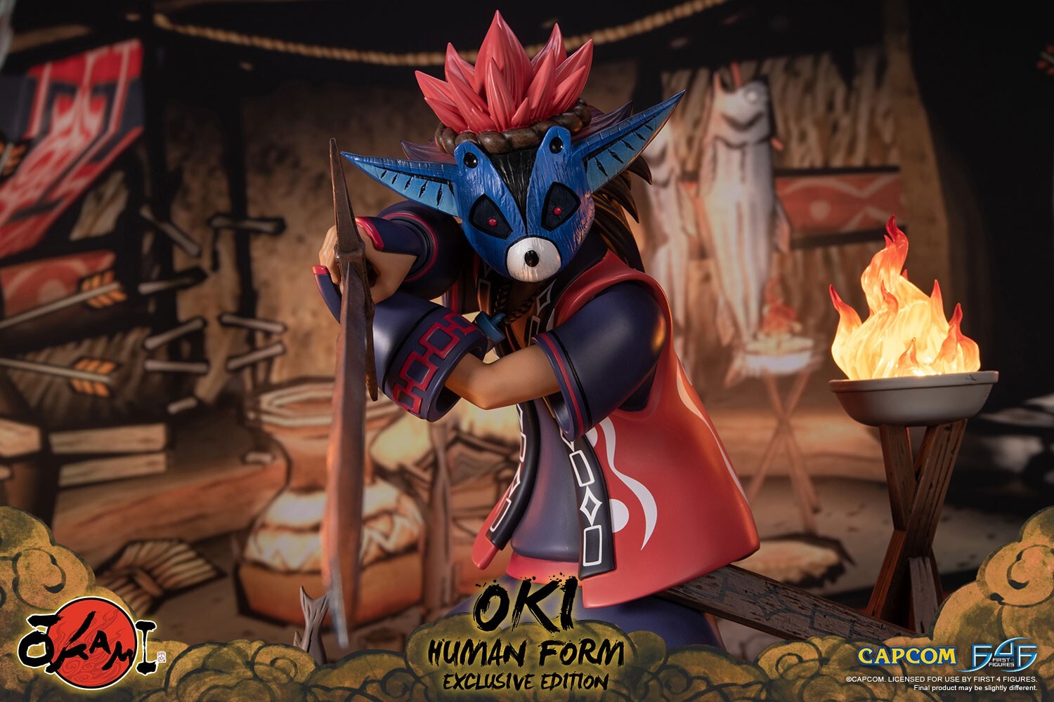 Ookami - Okikurumi - Human Form, Exclusive Edition (First 4 Figures) photo 16