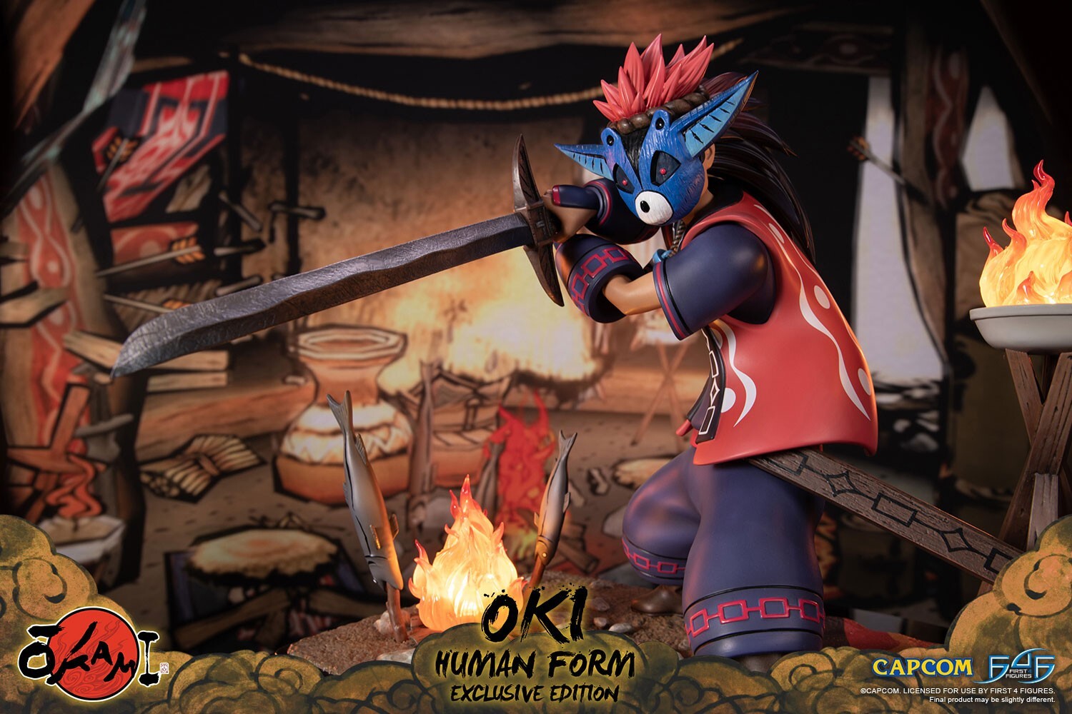 Ookami - Okikurumi - Human Form, Exclusive Edition (First 4 Figures) photo 20