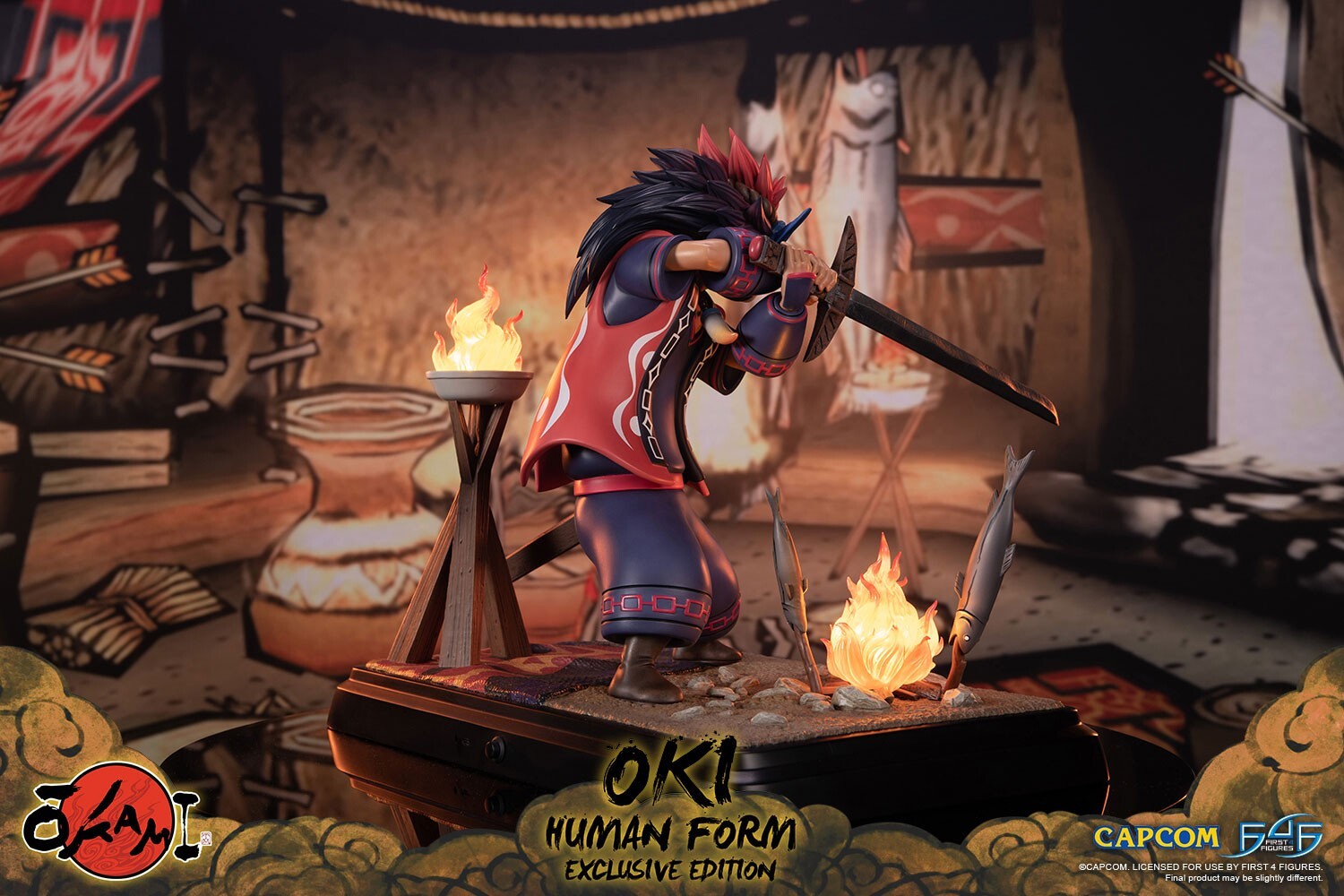 Ookami - Okikurumi - Human Form, Exclusive Edition (First 4 Figures) photo 22