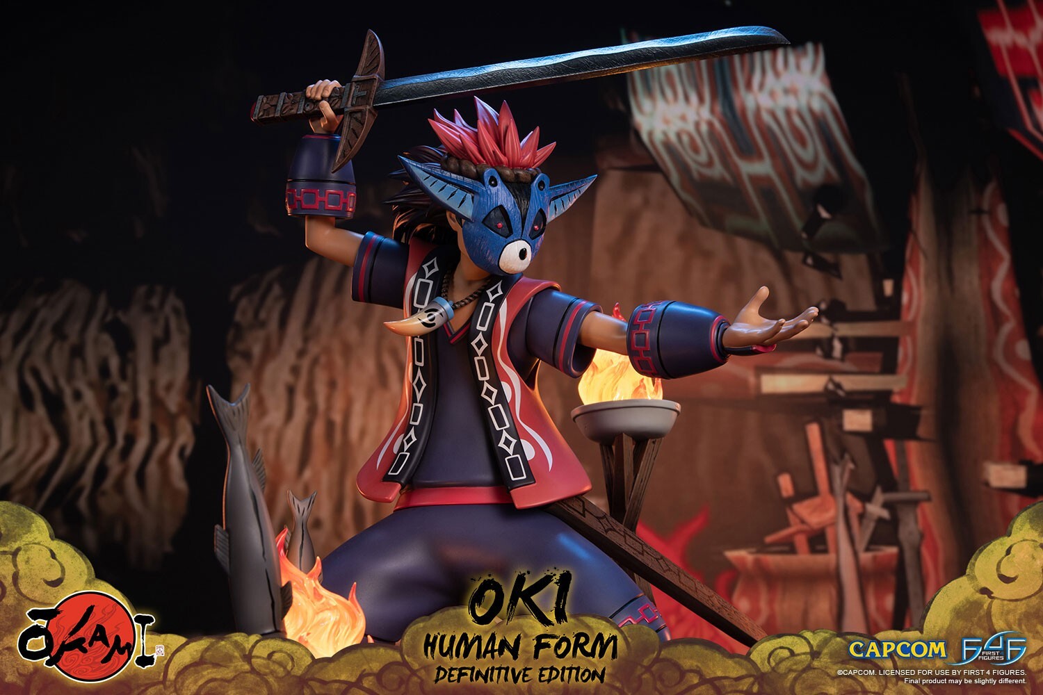 Ookami - Okikurumi - Human Form, Definitive Edition (First 4 Figures) photo 3