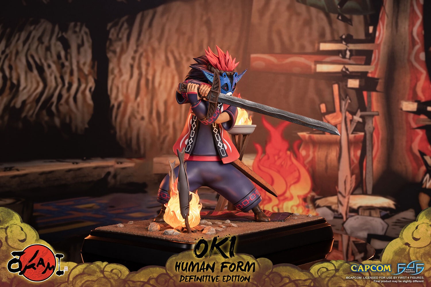 Ookami - Okikurumi - Human Form, Definitive Edition (First 4 Figures) photo 4