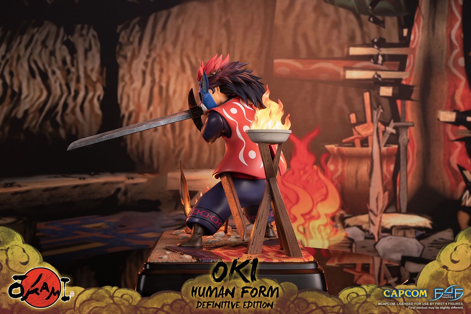 Ookami - Okikurumi - Human Form, Definitive Edition (First 4 Figures) photo 8