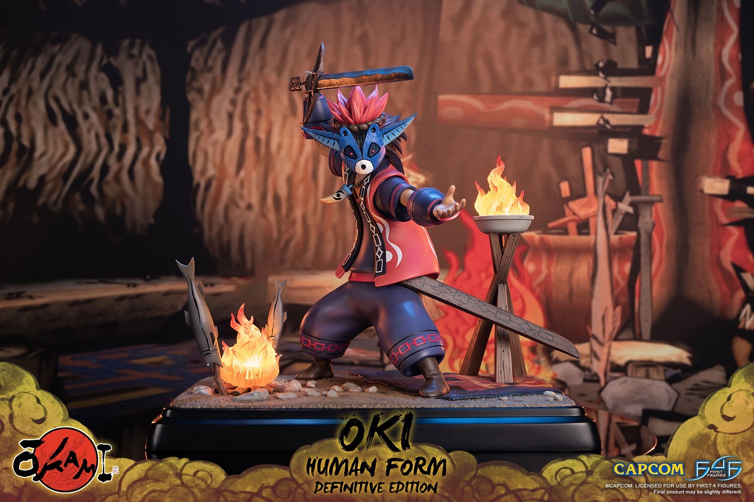 Ookami - Okikurumi - Human Form, Definitive Edition (First 4 Figures) photo 11