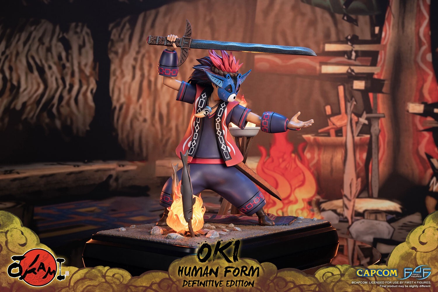 Ookami - Okikurumi - Human Form, Definitive Edition (First 4 Figures) photo 12