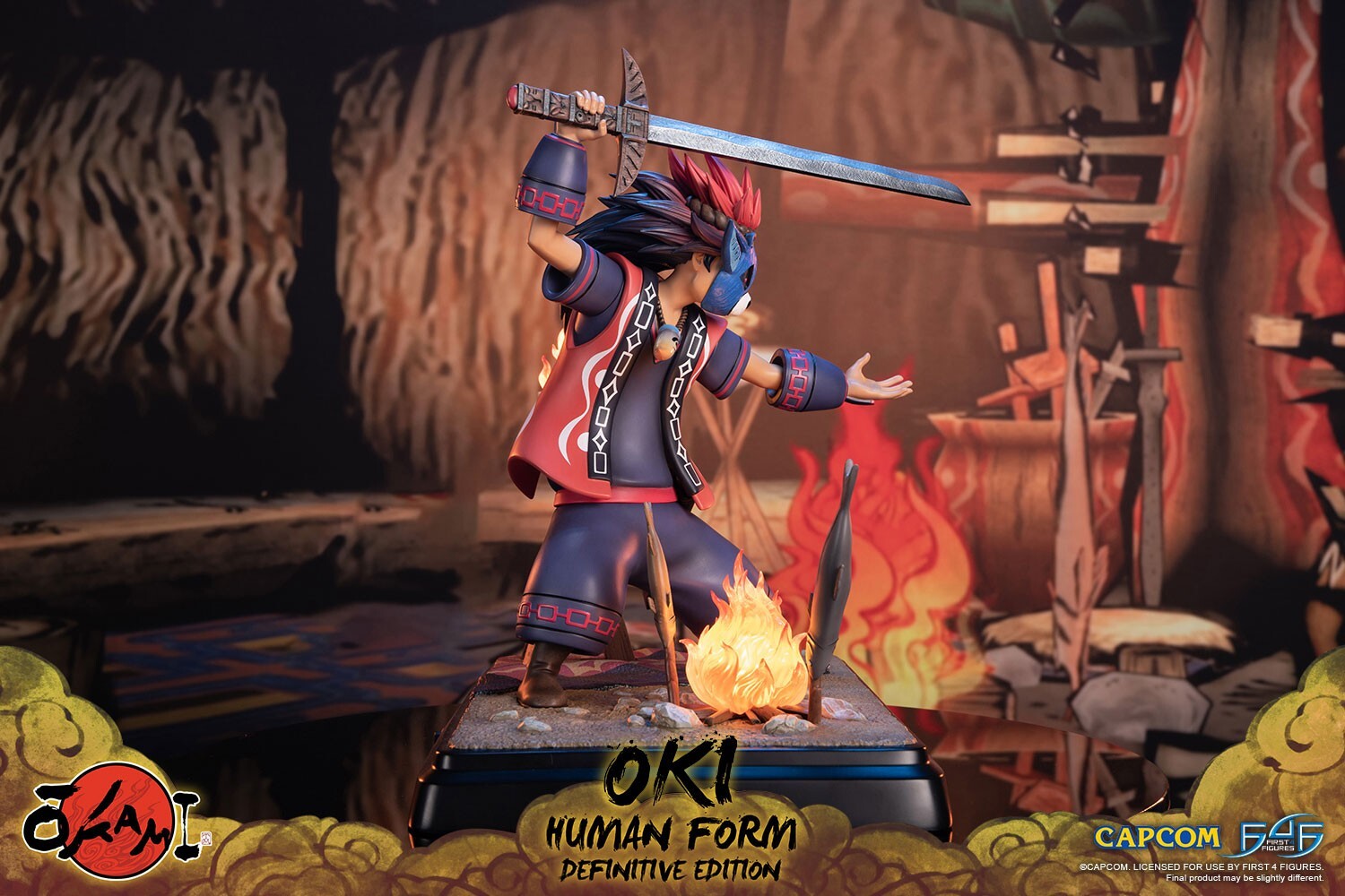 Ookami - Okikurumi - Human Form, Definitive Edition (First 4 Figures) photo 13
