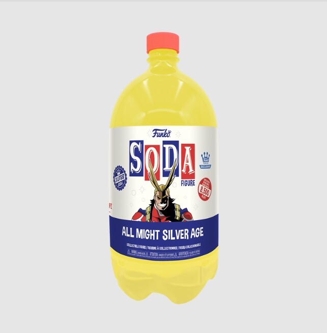 Boku no Hero Academia - All Might - Funko Soda - Funko Soda 3 Liter - Silver Age (Funko Toys)
