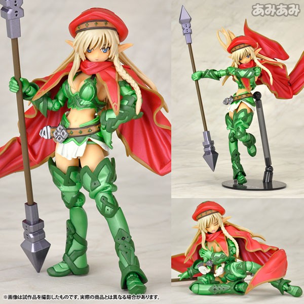Queen's Blade - Alleyne - Legacy of Revoltech (LR-019) - Revoltech (QB-007) - 1/12 (Kaiyodo) photo 3
