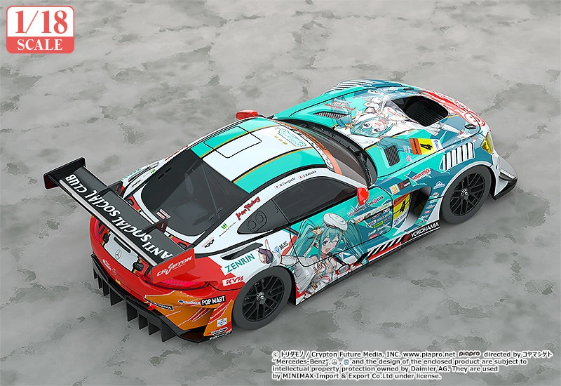 Good Smile Racing - Hatsune Miku - Itasha - 1/18 - AMG 2023 Season Opening Ver. (Good Smile Company, GOOD SMILE Racing) photo 2