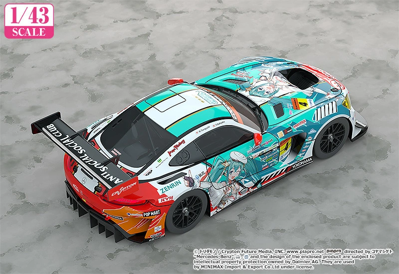 Good Smile Racing - Hatsune Miku - Itasha - 1/43 - AMG 2023 Season Opening Ver. (Good Smile Company, GOOD SMILE Racing) photo 2