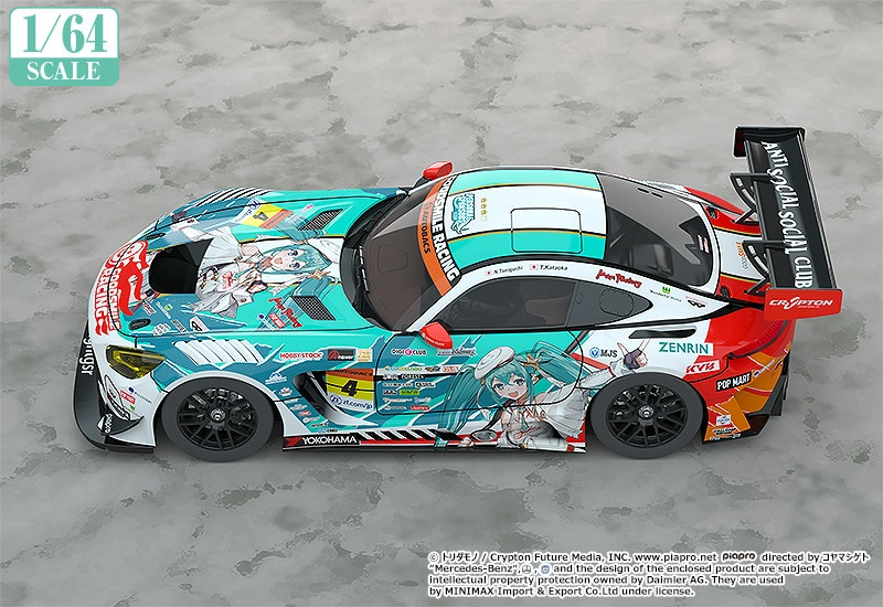 Good Smile Racing - Hatsune Miku - Itasha - 1/64 - AMG 2023 Season Opening Ver. (Good Smile Company, GOOD SMILE Racing) photo 2