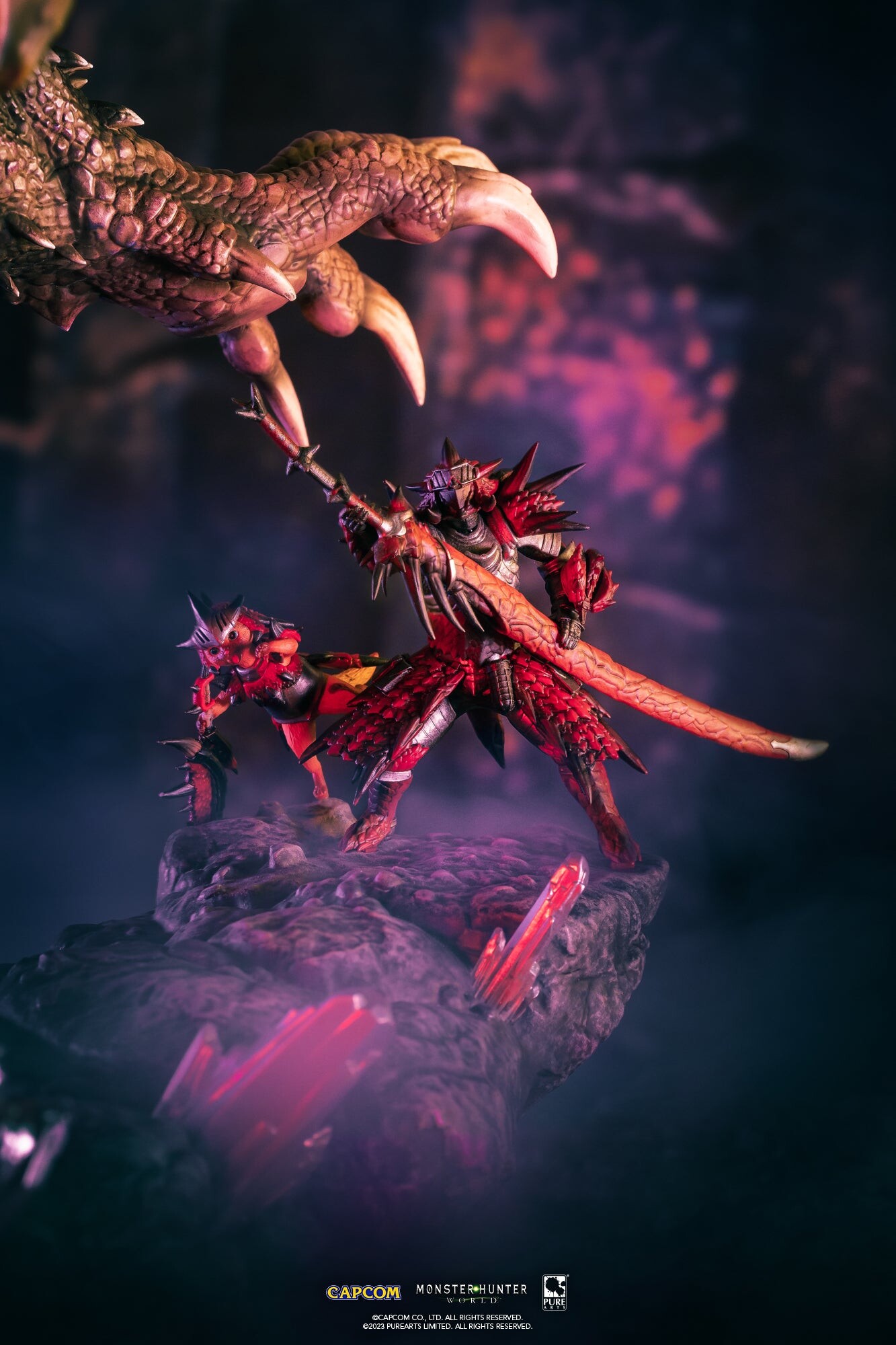 Monster Hunter World - Hunter - Nergigante - Otomo Airou - 1/26 (Pure Arts) photo 5