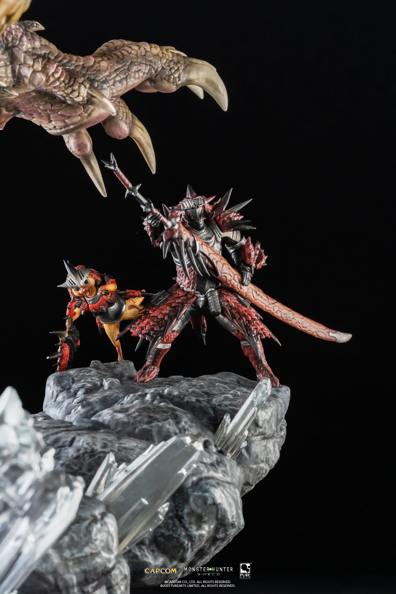 Monster Hunter World - Hunter - Nergigante - Otomo Airou - 1/26 (Pure Arts) photo 32