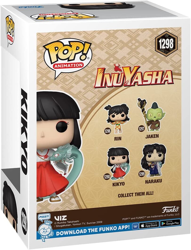 Sengoku Otogizoushi: InuYasha - Kikyou - POP! Animation  (1298) - POP! Vinyl - Glow in the Dark (Amazon Japan, Funko Toys)