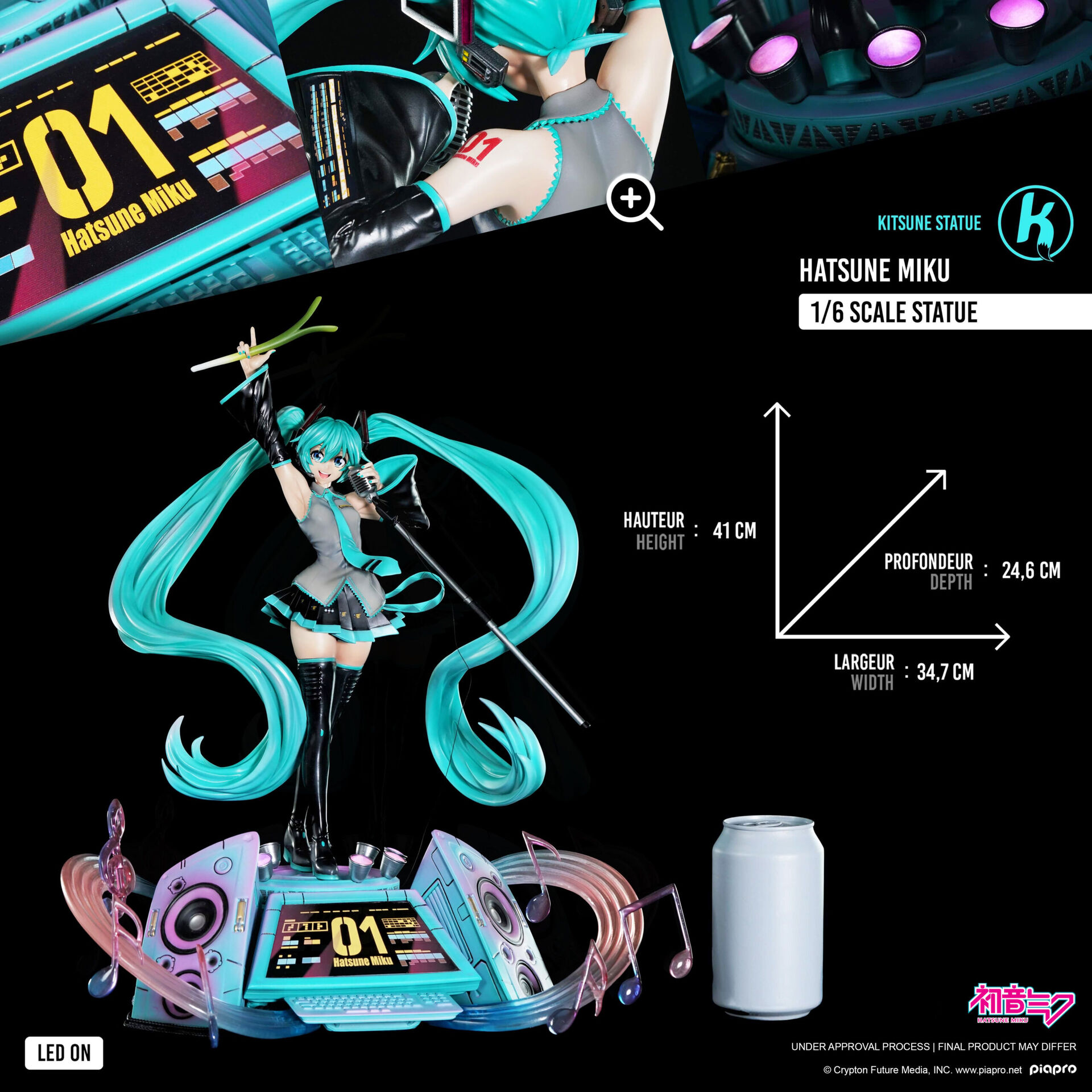 Piapro Characters - Hatsune Miku - 1/6 (Kitsune Statue) photo 8