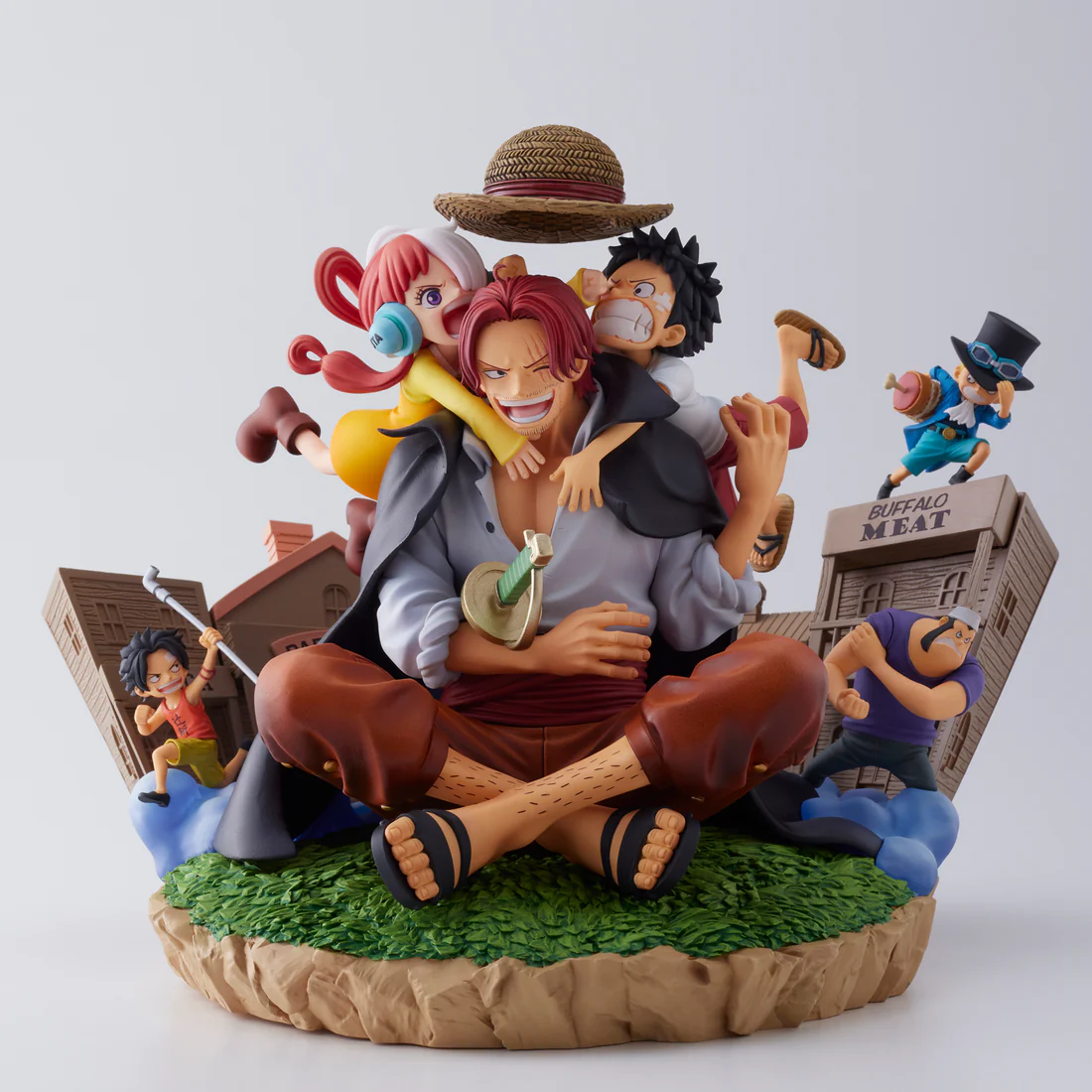 One Piece Film Red - Akagami no Shanks - Monkey D. Luffy - Portgas D. Ace - Sabo - Uta - Super Master Stars Diorama - C104-kan Kakegae Cover Illustration (Bandai Spirits, Toei Animation) photo 2