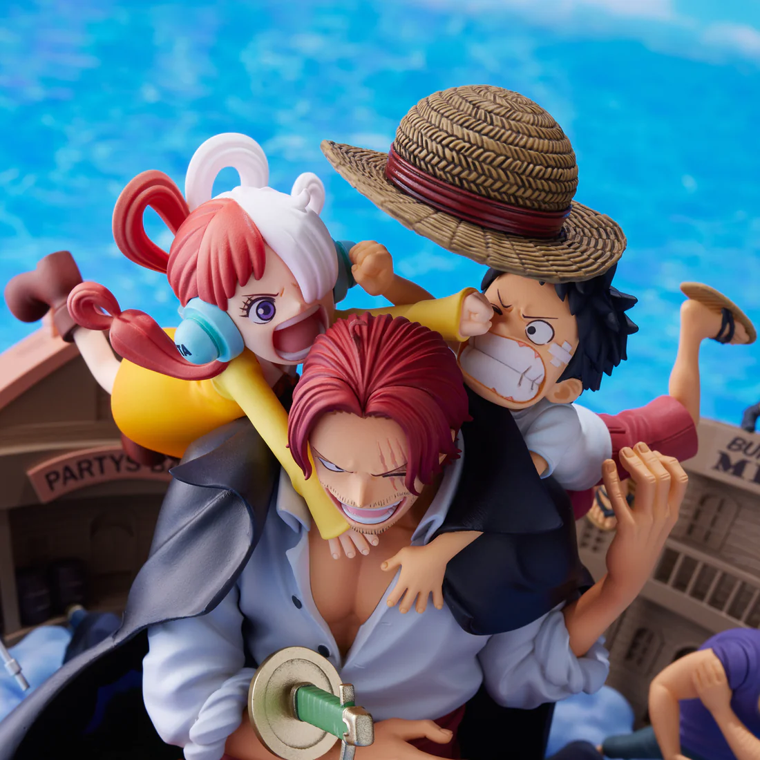 One Piece Film Red - Akagami no Shanks - Monkey D. Luffy - Portgas D. Ace - Sabo - Uta - Super Master Stars Diorama - C104-kan Kakegae Cover Illustration (Bandai Spirits, Toei Animation) photo 3