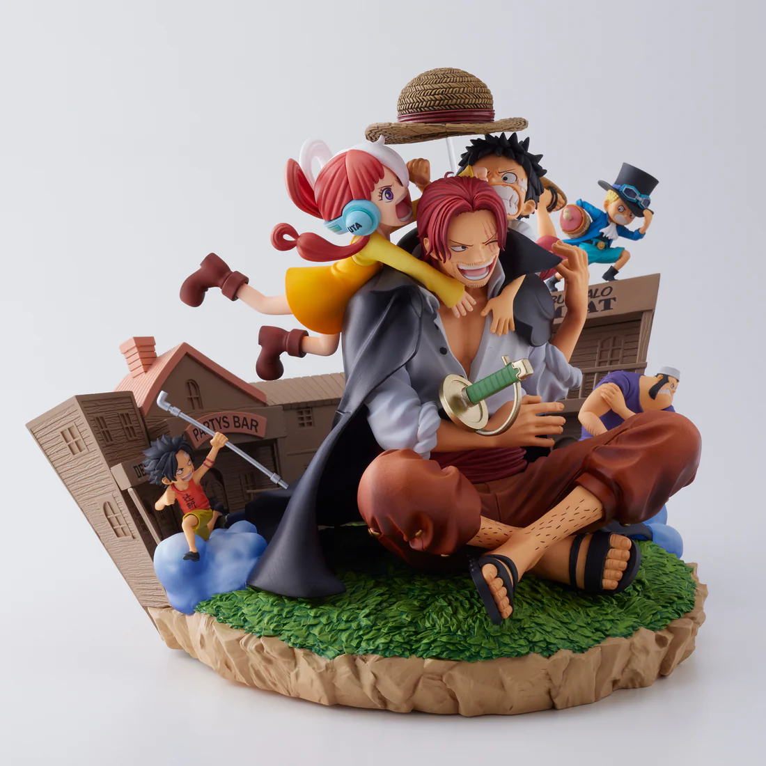 One Piece Film Red - Akagami no Shanks - Monkey D. Luffy - Portgas D. Ace - Sabo - Uta - Super Master Stars Diorama - C104-kan Kakegae Cover Illustration (Bandai Spirits, Toei Animation) photo 10