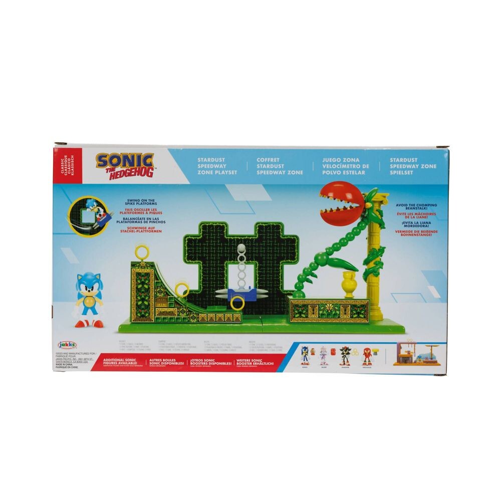 Sonic the Hedgehog - Sonic Diorama Playset - Stardust Speedway Zone Playset - Stardust Speedway Zone (Jakks Pacific)