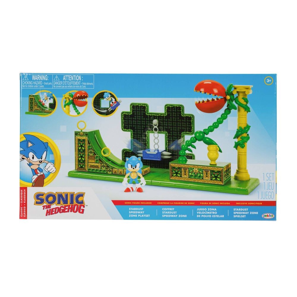 Sonic the Hedgehog - Sonic Diorama Playset - Stardust Speedway Zone Playset - Stardust Speedway Zone (Jakks Pacific) photo 2