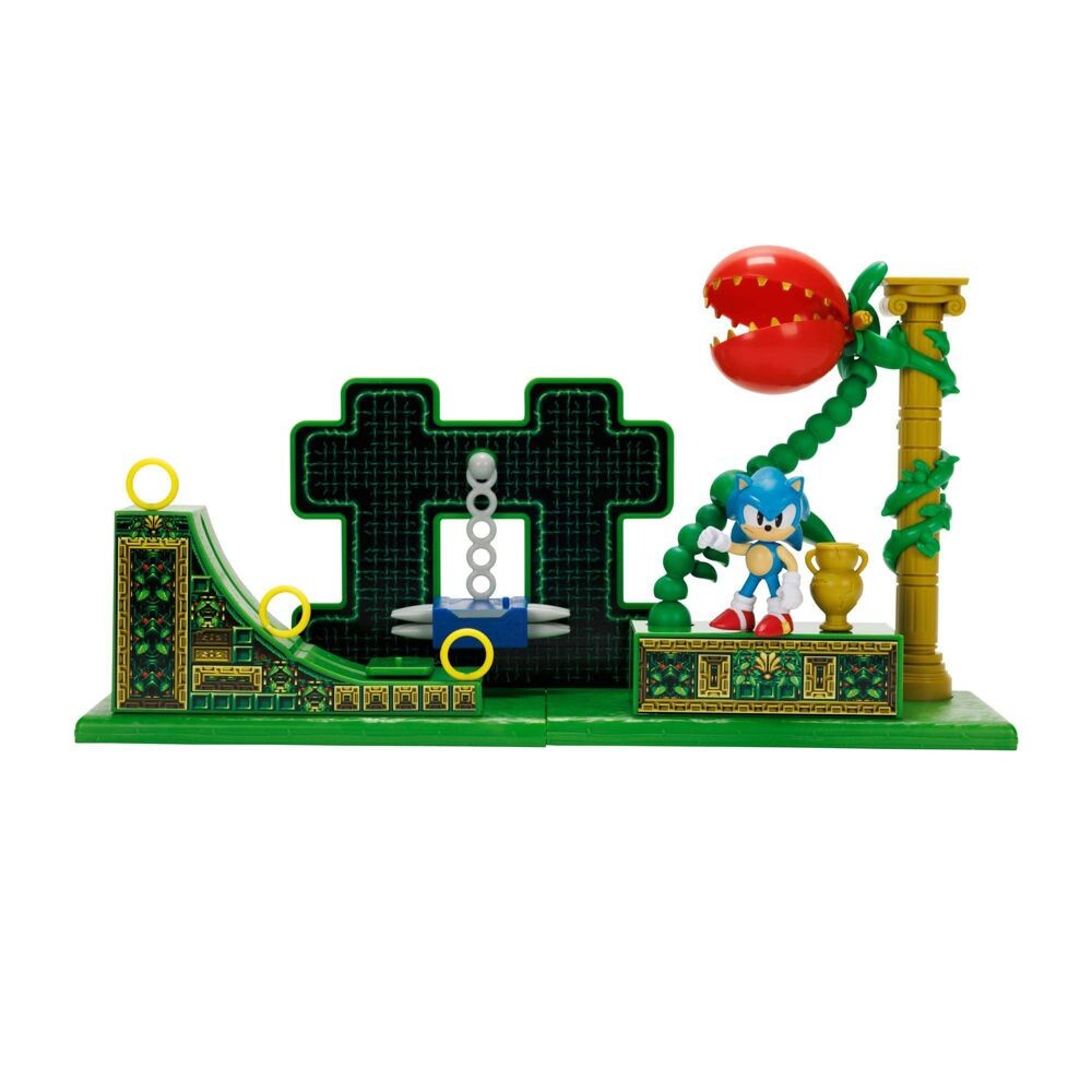 Sonic the Hedgehog - Sonic Diorama Playset - Stardust Speedway Zone Playset - Stardust Speedway Zone (Jakks Pacific) photo 3