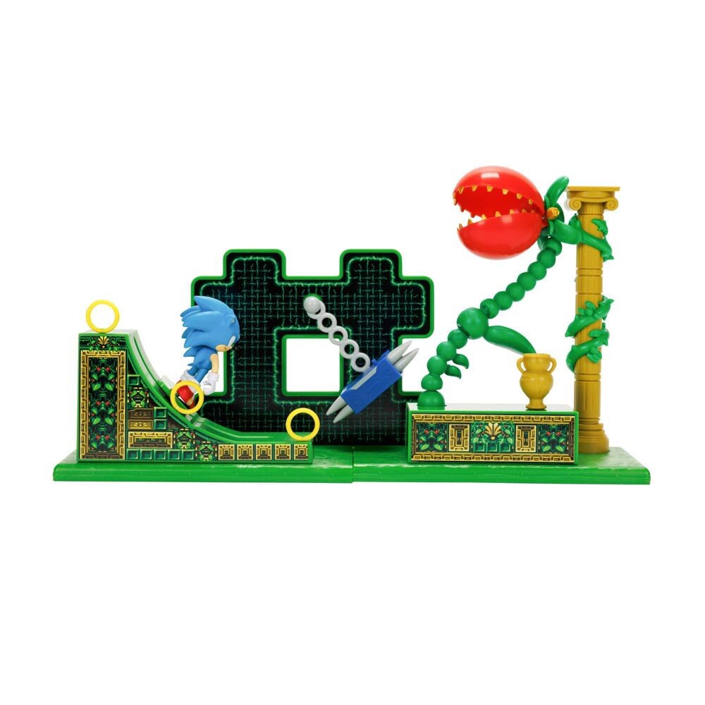 Sonic the Hedgehog - Sonic Diorama Playset - Stardust Speedway Zone Playset - Stardust Speedway Zone (Jakks Pacific) photo 4