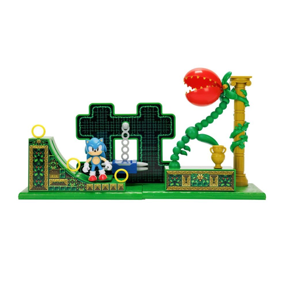 Sonic the Hedgehog - Sonic Diorama Playset - Stardust Speedway Zone Playset - Stardust Speedway Zone (Jakks Pacific) photo 6