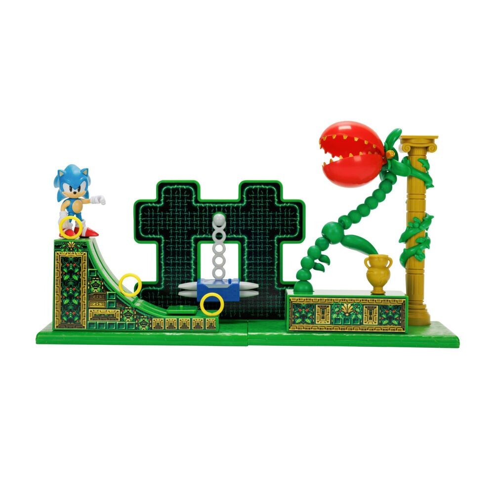 Sonic the Hedgehog - Sonic Diorama Playset - Stardust Speedway Zone Playset - Stardust Speedway Zone (Jakks Pacific) photo 7