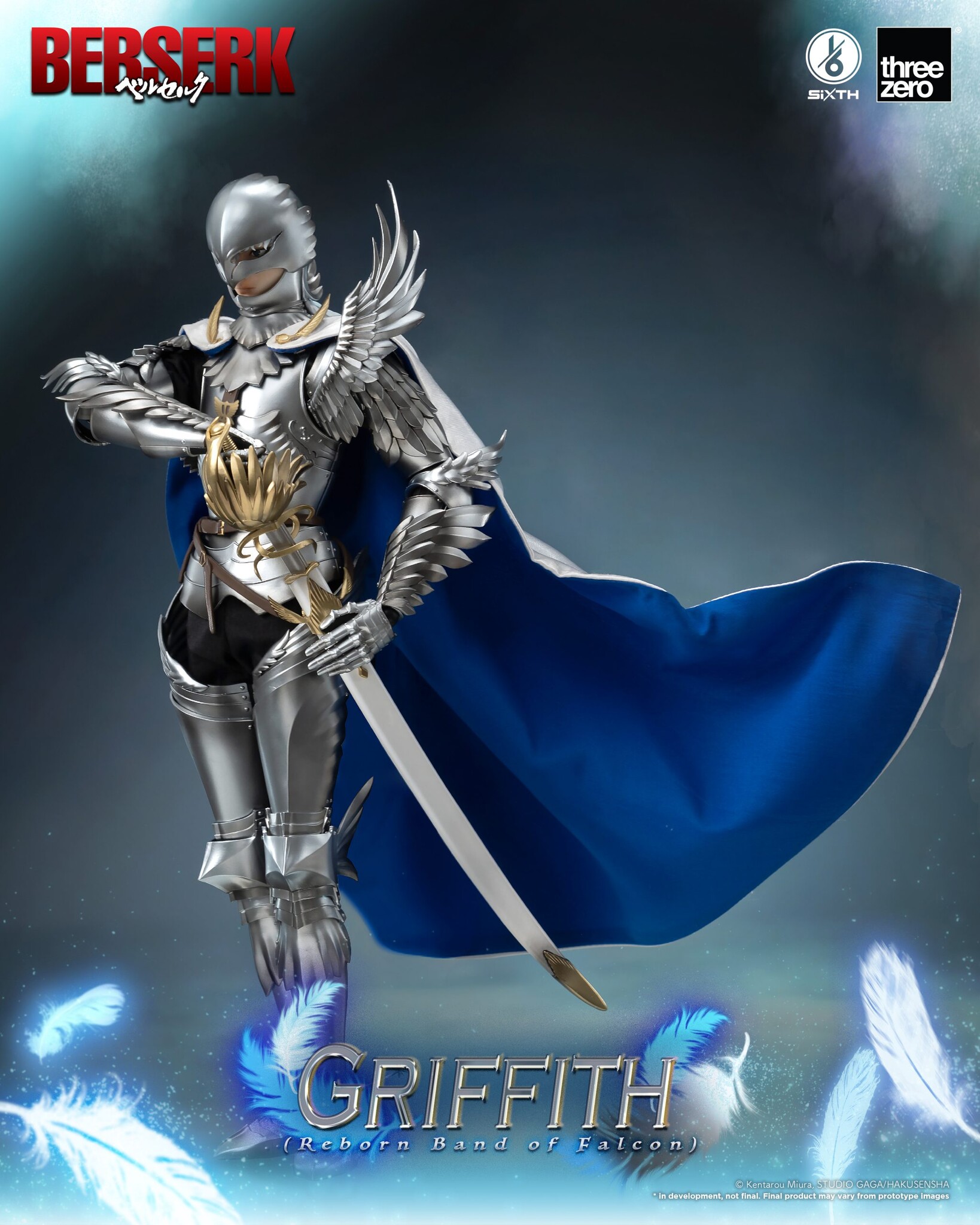 Berserk - Griffith - SiXTH - 1/6 - Reborn Band of Falcon Version (ThreeZero)
