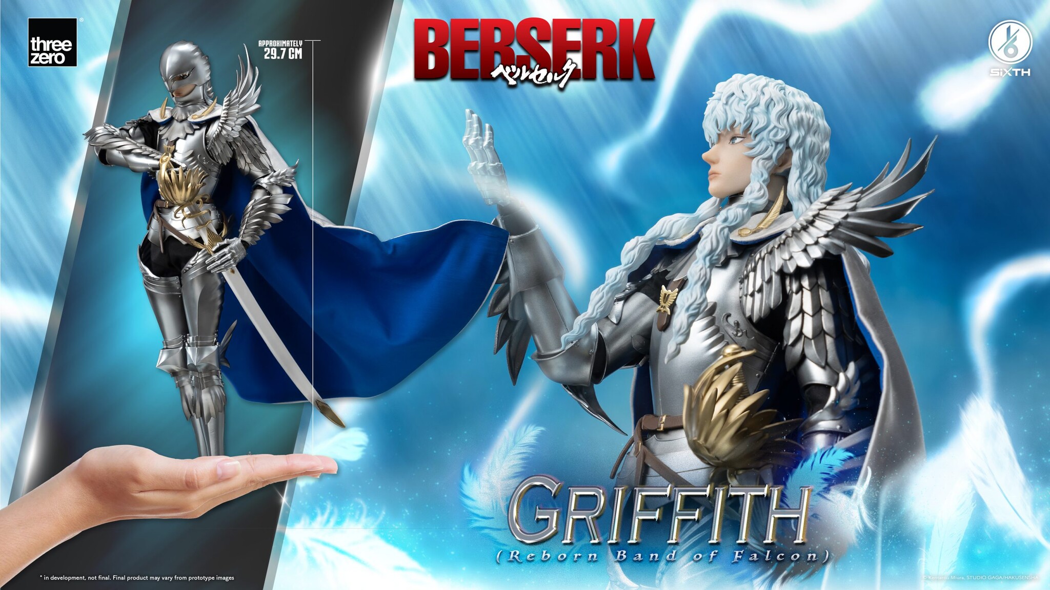Berserk - Griffith - SiXTH - 1/6 - Reborn Band of Falcon Version (ThreeZero)