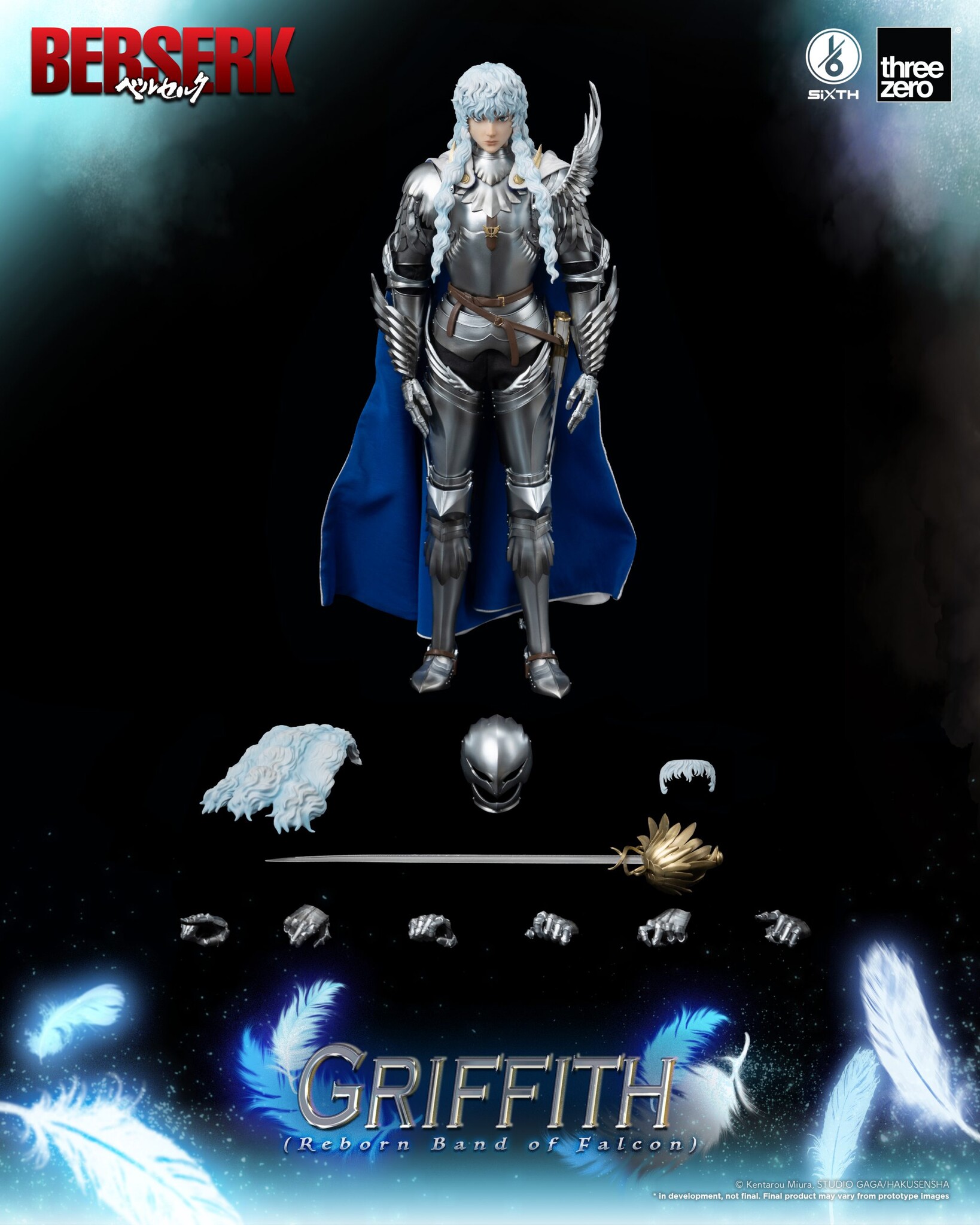 Berserk - Griffith - SiXTH - 1/6 - Reborn Band of Falcon Version (ThreeZero)
