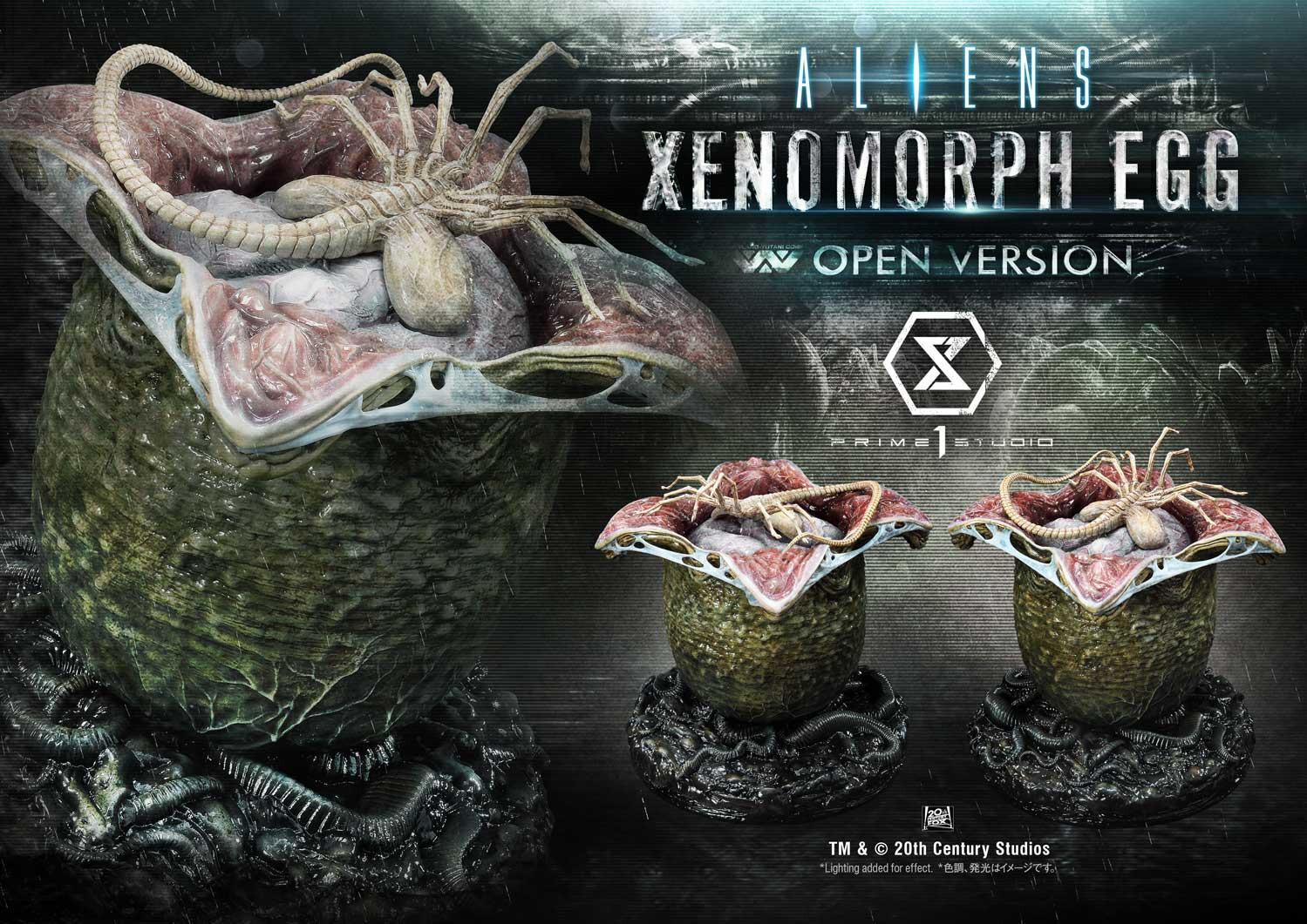 Aliens (Comics) - Facehugger - Premium Masterline  (PMDHAL-07) - Xenomorph Egg - Open Version (Prime 1 Studio) photo 7